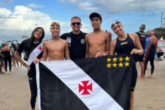 Vasco marca presença com quatro atletas nas finais nacionais de maratonas aquáticas