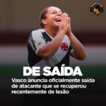 Vasco oficializa o desligamento da atacante Beea após término de contrato