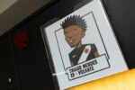 Vasco personaliza vestiário com ilustrações dos jogadores em dia de jogo