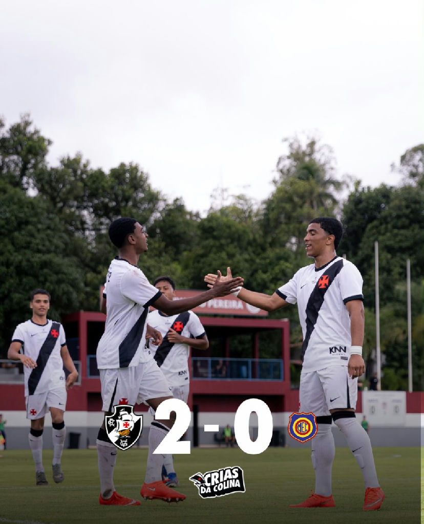Vasco vence o Madureira por dois a zero pela Copa Rio sub-dezessete