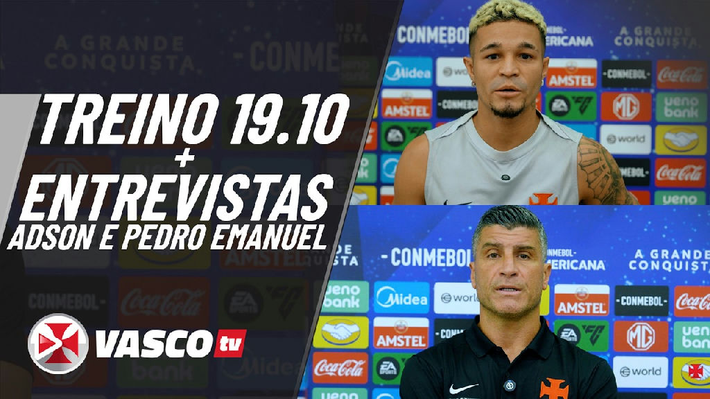 Vascotv exibe cobertura especial com trechos de treino e declarações