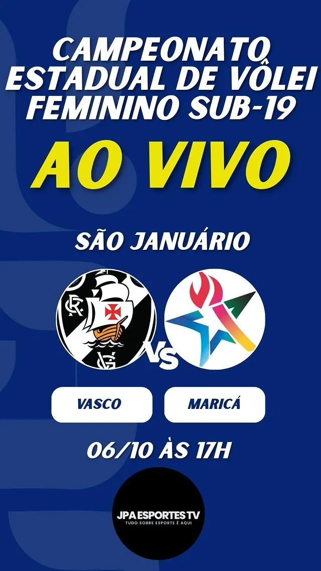 Vôlei feminino sub-19: Vasco recebe Maricá em São Januário para confronto decisivo
